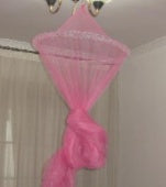 HKM-798547 Double Bed Mosquito Net - Easy Installation Polyester with Single Opening