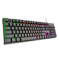 HKM-798611 USB Wired Gaming Keyboard with Backlight and Multimedia Functions - Model AK-600