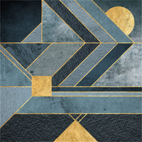 HKM-798739 Nordic Abstract Geometric Canvas Art – Multiple Sizes Available