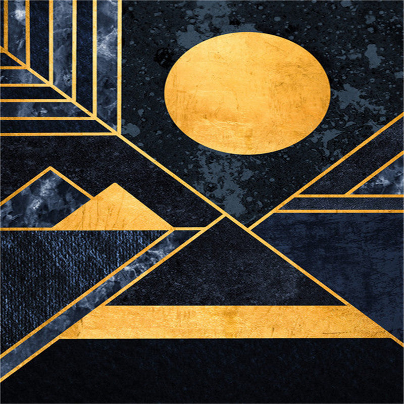 HKM-798739 Nordic Abstract Geometric Canvas Art – Multiple Sizes Available