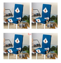 HKM-799123 Elastic Polyester Chair Cover for Office and Home Use - Stain-Resistant, Non-Slip Design, Universal Fit