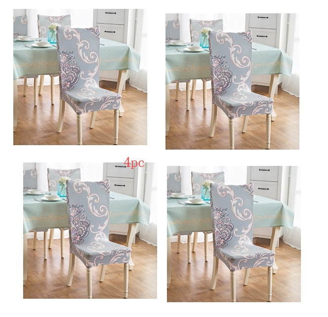 HKM-799123 Elastic Polyester Chair Cover for Office and Home Use - Stain-Resistant, Non-Slip Design, Universal Fit