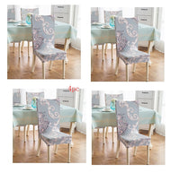 HKM-799123 Elastic Polyester Chair Cover for Office and Home Use - Stain-Resistant, Non-Slip Design, Universal Fit