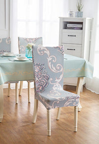 HKM-799123 Elastic Polyester Chair Cover for Office and Home Use - Stain-Resistant, Non-Slip Design, Universal Fit