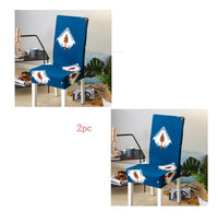 HKM-799123 Elastic Polyester Chair Cover for Office and Home Use - Stain-Resistant, Non-Slip Design, Universal Fit