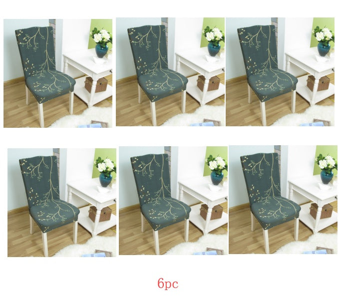 HKM-799123 Elastic Polyester Chair Cover for Office and Home Use - Stain-Resistant, Non-Slip Design, Universal Fit