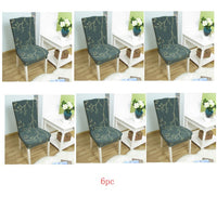 HKM-799123 Elastic Polyester Chair Cover for Office and Home Use - Stain-Resistant, Non-Slip Design, Universal Fit