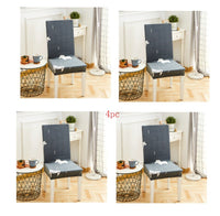 HKM-799123 Elastic Polyester Chair Cover for Office and Home Use - Stain-Resistant, Non-Slip Design, Universal Fit