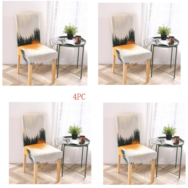 HKM-799123 Elastic Polyester Chair Cover for Office and Home Use - Stain-Resistant, Non-Slip Design, Universal Fit