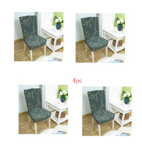 HKM-799123 Elastic Polyester Chair Cover for Office and Home Use - Stain-Resistant, Non-Slip Design, Universal Fit