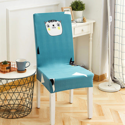 HKM-799123 Elastic Polyester Chair Cover for Office and Home Use - Stain-Resistant, Non-Slip Design, Universal Fit