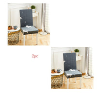 HKM-799123 Elastic Polyester Chair Cover for Office and Home Use - Stain-Resistant, Non-Slip Design, Universal Fit