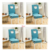HKM-799123 Elastic Polyester Chair Cover for Office and Home Use - Stain-Resistant, Non-Slip Design, Universal Fit