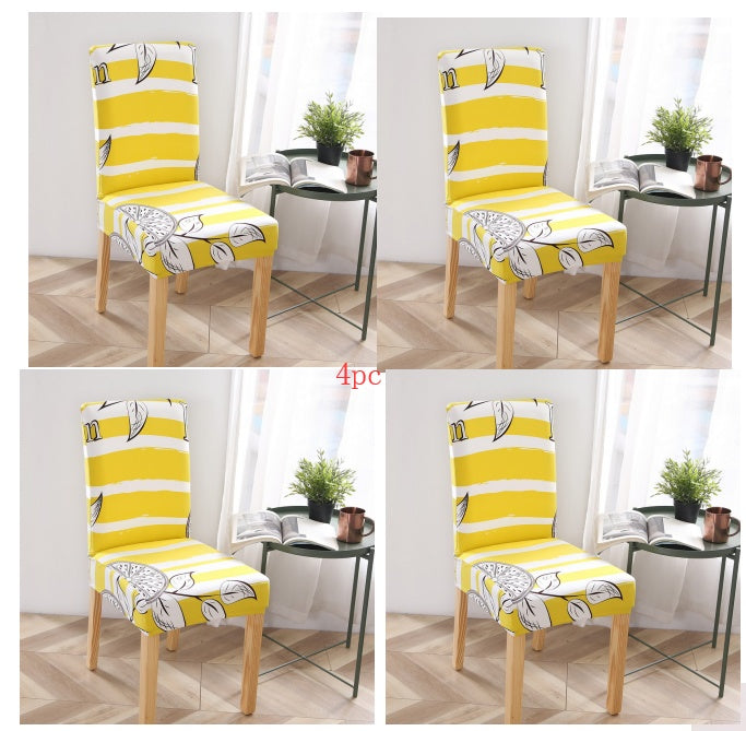 HKM-799123 Elastic Polyester Chair Cover for Office and Home Use - Stain-Resistant, Non-Slip Design, Universal Fit
