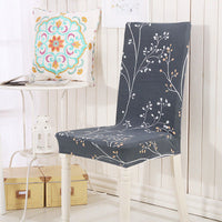 HKM-799123 Elastic Polyester Chair Cover for Office and Home Use - Stain-Resistant, Non-Slip Design, Universal Fit