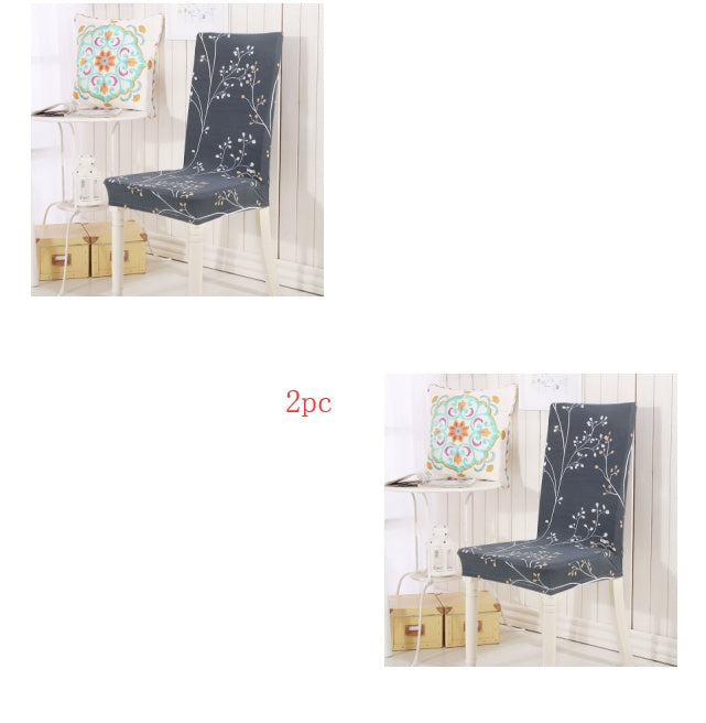HKM-799123 Elastic Polyester Chair Cover for Office and Home Use - Stain-Resistant, Non-Slip Design, Universal Fit