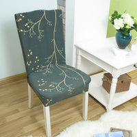 HKM-799123 Elastic Polyester Chair Cover for Office and Home Use - Stain-Resistant, Non-Slip Design, Universal Fit