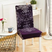 HKM-799123 Elastic Polyester Chair Cover for Office and Home Use - Stain-Resistant, Non-Slip Design, Universal Fit