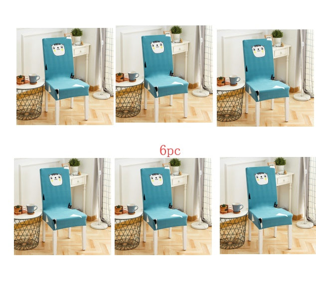 HKM-799123 Elastic Polyester Chair Cover for Office and Home Use - Stain-Resistant, Non-Slip Design, Universal Fit