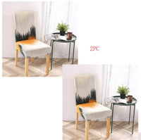 HKM-799123 Elastic Polyester Chair Cover for Office and Home Use - Stain-Resistant, Non-Slip Design, Universal Fit