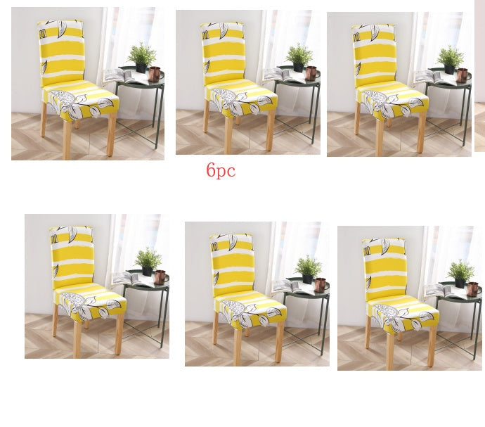 HKM-799123 Elastic Polyester Chair Cover for Office and Home Use - Stain-Resistant, Non-Slip Design, Universal Fit
