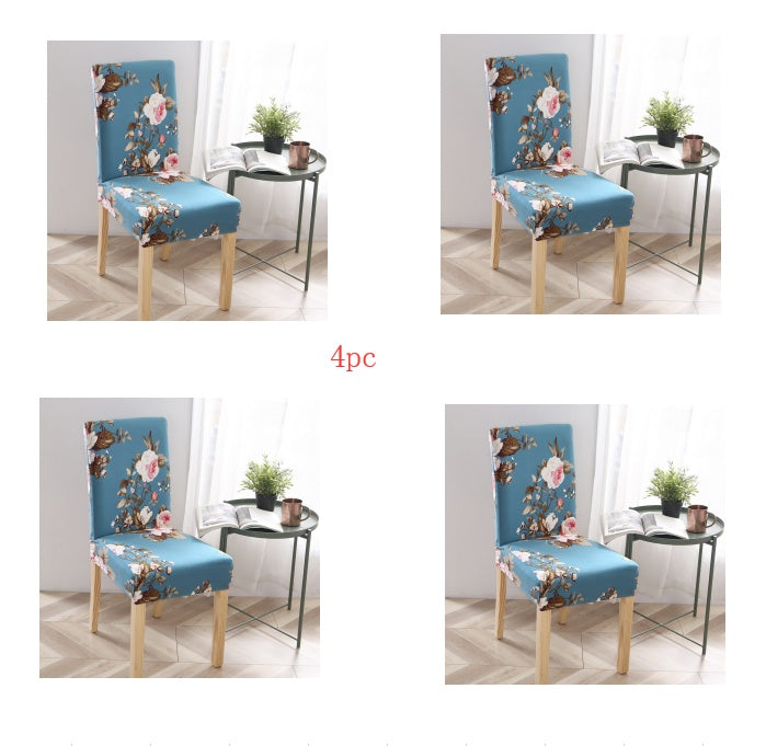 HKM-799123 Elastic Polyester Chair Cover for Office and Home Use - Stain-Resistant, Non-Slip Design, Universal Fit