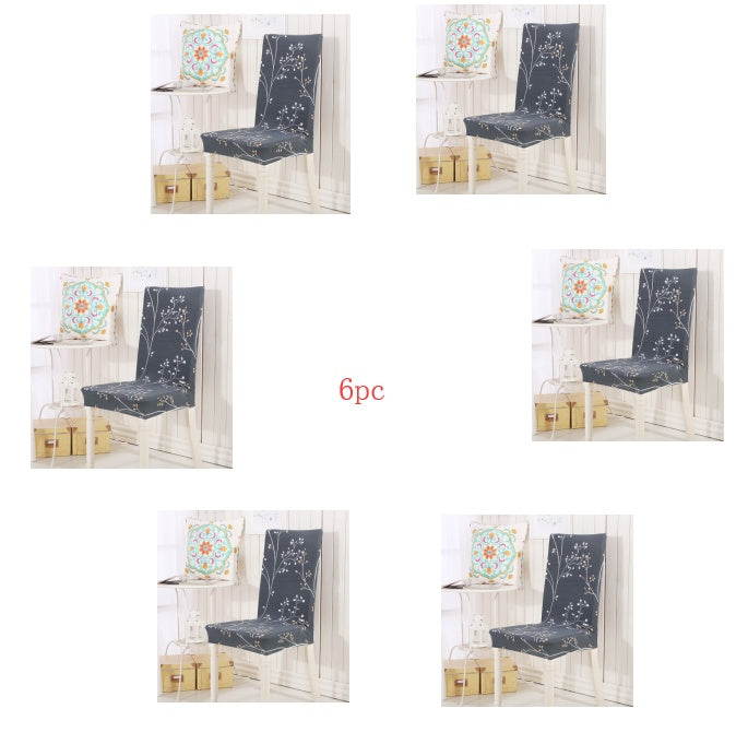 HKM-799123 Elastic Polyester Chair Cover for Office and Home Use - Stain-Resistant, Non-Slip Design, Universal Fit