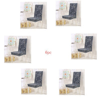 HKM-799123 Elastic Polyester Chair Cover for Office and Home Use - Stain-Resistant, Non-Slip Design, Universal Fit