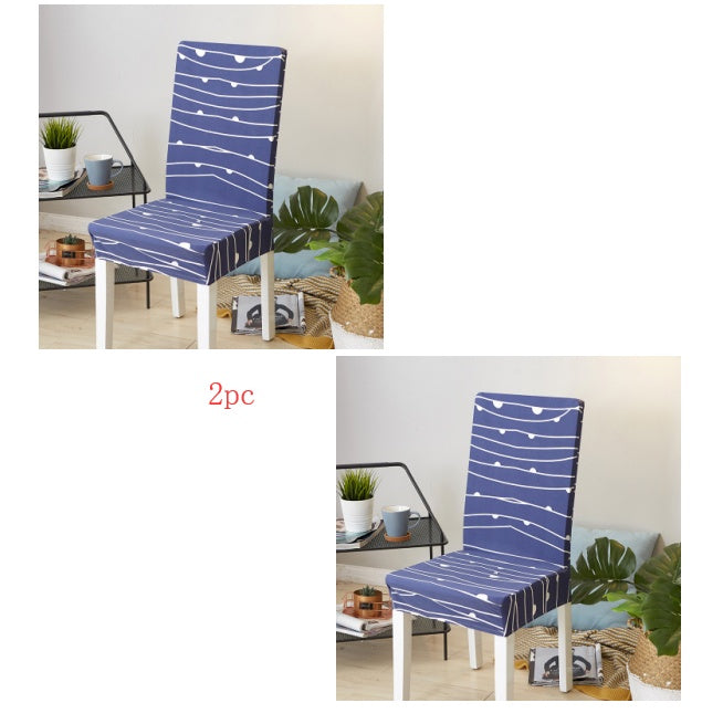 HKM-799123 Elastic Polyester Chair Cover for Office and Home Use - Stain-Resistant, Non-Slip Design, Universal Fit