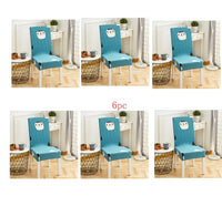 HKM-799123 Elastic Polyester Chair Cover for Office and Home Use - Stain-Resistant, Non-Slip Design, Universal Fit