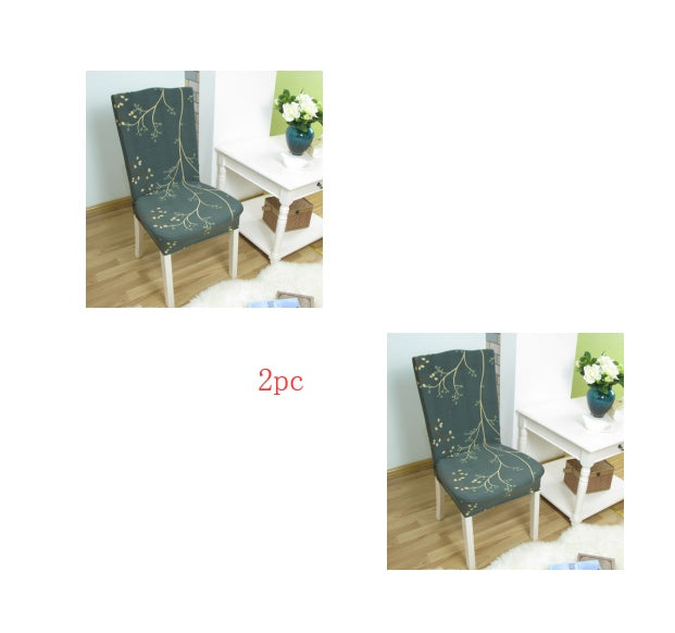 HKM-799123 Elastic Polyester Chair Cover for Office and Home Use - Stain-Resistant, Non-Slip Design, Universal Fit