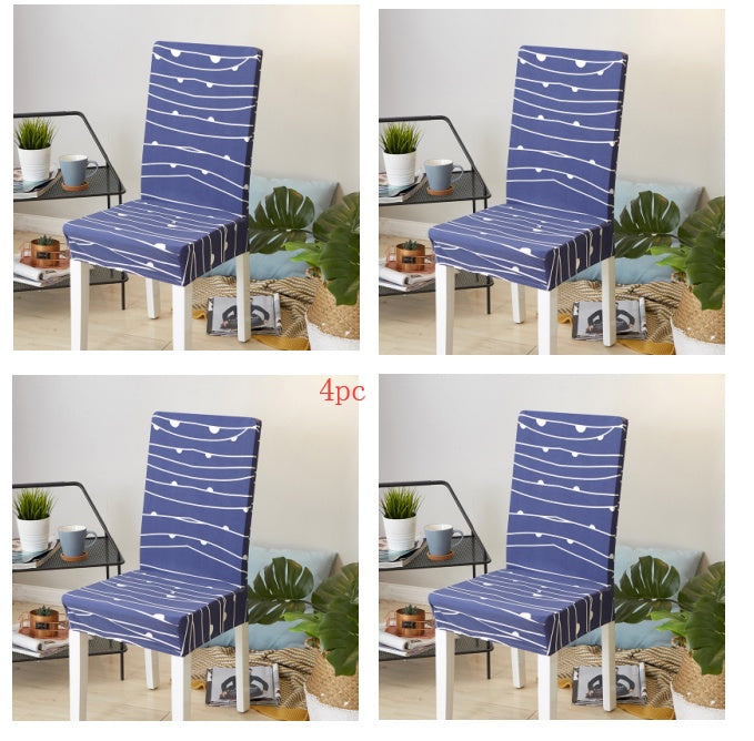 HKM-799123 Elastic Polyester Chair Cover for Office and Home Use - Stain-Resistant, Non-Slip Design, Universal Fit