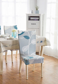 HKM-799123 Elastic Polyester Chair Cover for Office and Home Use - Stain-Resistant, Non-Slip Design, Universal Fit
