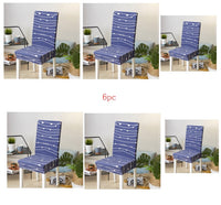 HKM-799123 Elastic Polyester Chair Cover for Office and Home Use - Stain-Resistant, Non-Slip Design, Universal Fit