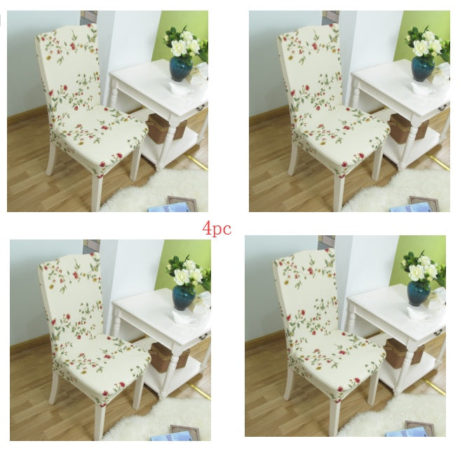 HKM-799123 Elastic Polyester Chair Cover for Office and Home Use - Stain-Resistant, Non-Slip Design, Universal Fit