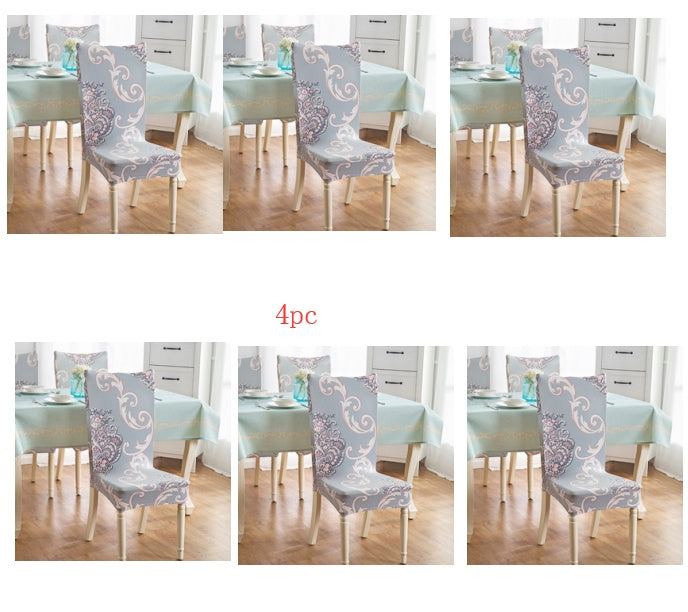HKM-799123 Elastic Polyester Chair Cover for Office and Home Use - Stain-Resistant, Non-Slip Design, Universal Fit