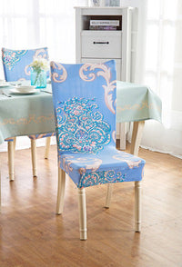 HKM-799123 Elastic Polyester Chair Cover for Office and Home Use - Stain-Resistant, Non-Slip Design, Universal Fit