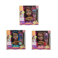 HKM-799379 32 Inch Black Head Doll with Makeup Accessories for Pretend Play - Ideal for Kids Ages 2 to 13