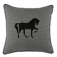 HKM-799571 Modern Striped Wool Cushion Cover for Sofa and Waist Support