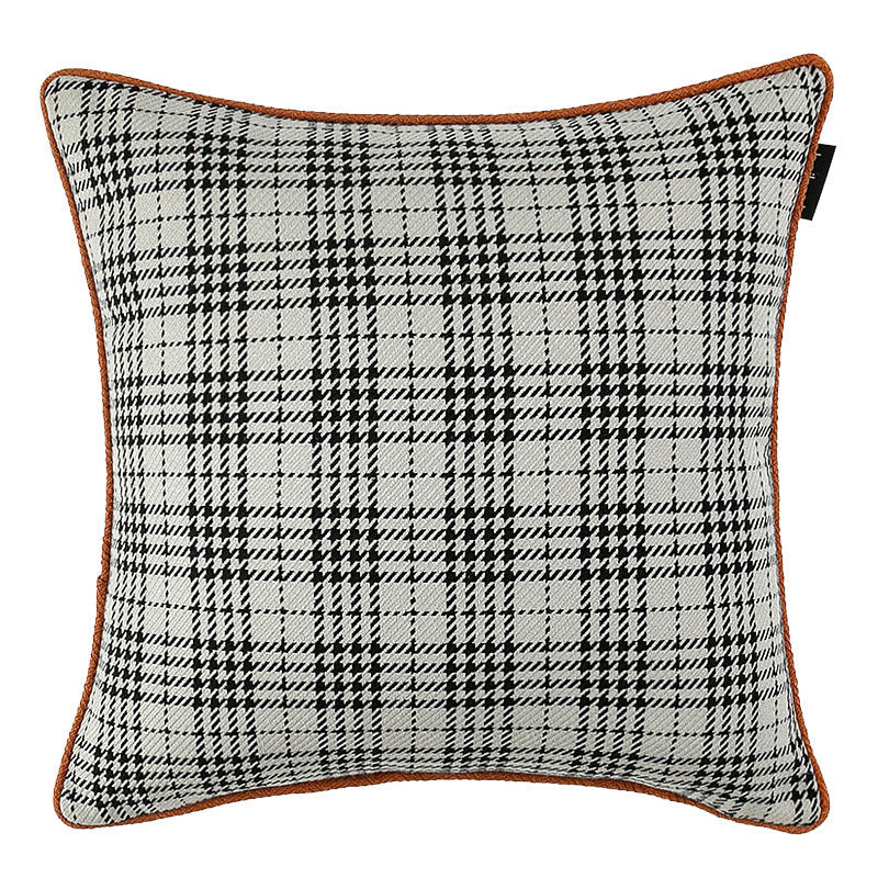 HKM-799571 Modern Striped Wool Cushion Cover for Sofa and Waist Support
