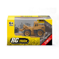 HKM-799699 4-Channel RC Bulldozer Dump Truck Toy - Engineering Crane Construction Vehicle for Kids