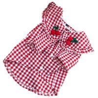 HKM-799763 Summer Lightweight Cotton Pet T-Shirt - Breathable Casual Wear in PUP Black and PUP White