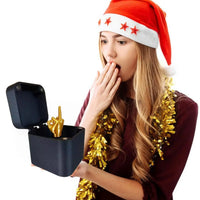HKM-799891 Creative 3D Printed Middle Finger Gift Box - Fun Prank for Home Decoration