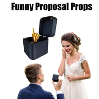 HKM-799891 Creative 3D Printed Middle Finger Gift Box - Fun Prank for Home Decoration