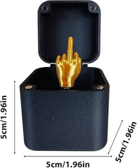 HKM-799891 Creative 3D Printed Middle Finger Gift Box - Fun Prank for Home Decoration