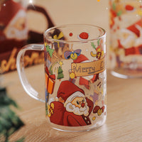 HKM-800019 Creative Snowman Glass Cup for the Holidays - High Temperature Resistant Drinkware