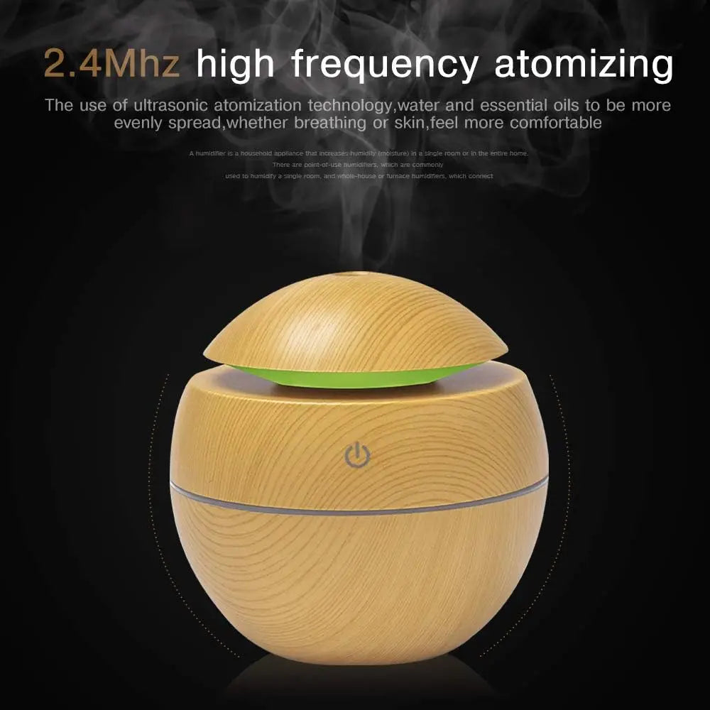 KTX-800083 Ultrasonic Portable Mini Humidifier with LED Lights and Aromatherapy Function