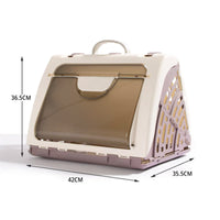 HKM-800403 Durable Hard Shell Portable Pet Carrier for Cats and Small Animals