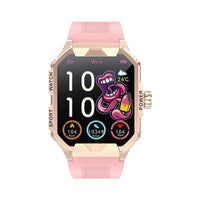 HKM-800403 Multi-Sport Smartwatch with Bluetooth Calling, Blood Oxygen and Heart Rate Monitoring, IP67 Waterproof