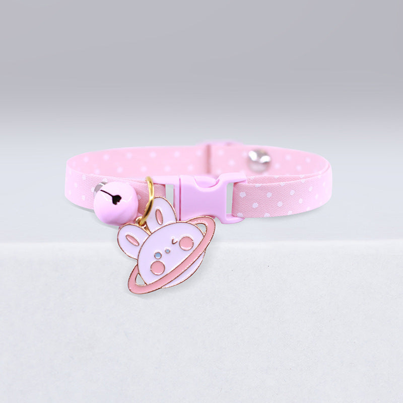 HKM-800595 Cute Polka Dot Pet Cat Small Dog Collar